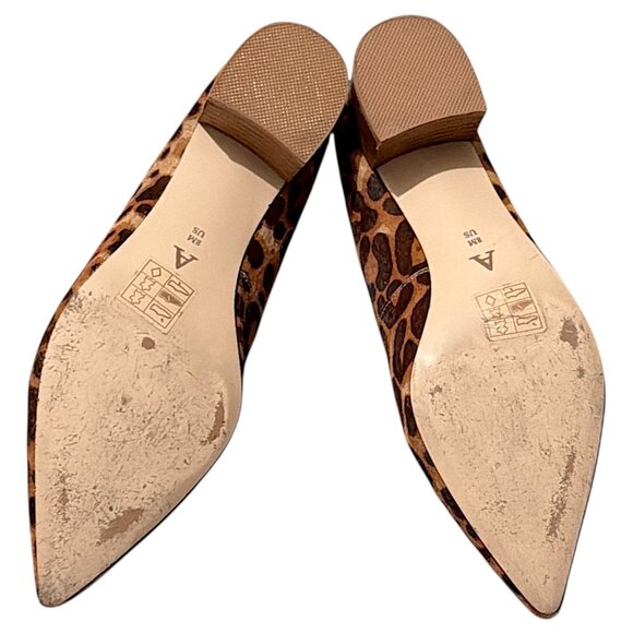 Anthropologie Shoes Womens 8M Leopard Print Calf Hair Mogul Parisian Chic IMOGEN - Picture 2 of 16